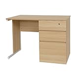 オフィスカグ オフィスデスク 事務机 片袖机 ナチュラル 幅1000×奥行600×高さ700mm MOD-K1060-N