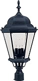 Maxim Lighting 1007BK Westlake 3-Light Post Mount, Black [並行輸入品]