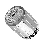 Dovewill キッチン用 3色 LEDキッチン蛇口 混合水栓　温度で３色に変化　水が光る