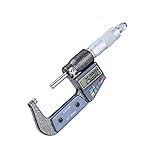 Enhong マイクロメータ 0.001mm 厚み測定器 プロ 高精度 (デジタル＋目盛（25-50mm）)