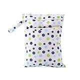 Ochine　赤ちゃん専用防水おむつ収納バッグ　ジッパーデザイン　可愛いプリント　柔らかい 環境保護 おむつ収納バッグ