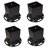 SINAPP ウッドポール固定金具 フェンス 平地用 コンクリート SIK2064４個セット