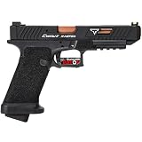 [ EMG ] COMBAT MASTER OMEGA ガスガン【 樹脂スライド JASG認定 Gunsmith BATON ステッカー付属 】 グロック GLOCK G17 コンバットマスター エアガン ハンドガン ガス 本体 18歳以上 18禁 グロック GLOCK G17 G34 ジョンウィック JW2