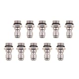 B Baosity 10個セット　ステンレス　高圧洗浄機用　カップリング　ホース アダプタ　スノーフォームランス　クイックコネクタ　
