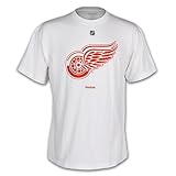 NHL Detroit Red WingsホワイトPrimaryロゴTシャツメンズ S