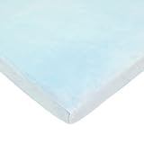 American Baby Company Heavenly Soft Chenille Fitted Pack N Play Playard Sheet, Blue, 27" x 39" by Am