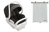 2016 Maxi-Cosi Mico Max 30 Infant Car Seat White Collection, Devoted Black with BONUS Retractable Wi