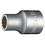 トネ(TONE) ソケット(12角) HP4D-10 差込角12.7mm(1/2") 二面幅10mm