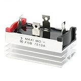 Myoffice アルミニウムヒートシンクベース単相ブリッジ整流ダイオー20A 1200V