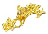 Carpe Diemハードウェア27502304 – 8 C in the Garden Beeノブwith Swarovski Crystals、Gildedマーキュリー