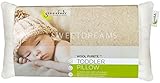 Toddler Pillow - Greenbuds Organic Cotton Toddler Pillow with Pure Eco Wool Fill. Organic Pillow wit