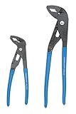 Channellock GLS-2 Griplock 2 Piece 9-1/2-Inch and 6-Inch Tongue and Groove Plier Set [並行輸入品]