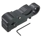 black rotary coaxial coax cable wire stripper cutter tool