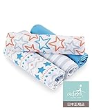 aden by aden + anais (エイデン バイ エイデンアンドアネイ) 【日本正規品】モスリンコットン スワドル4枚入り small fry J111