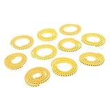 Lovoski 　1000個/セット　ケーブルマーカー　配線識別　管理　（番号：0～9 ）　全7サイズ - 0.75mm?EC-0