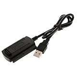 Lovoski USB 2.0 →SATA IDE 2.5 3.5 　ハードドライブ 　HD HDDコンバーターアダプターケーブル