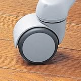 プラス Garage パソコンチェア用 キャスターフローリング用5個入り L灰 410250