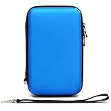 ニンテンドー Nintendo NEW 3DS XL / LL用ハードポーチ NEW 3DS XL、NEW 3DS LL、3DS XL、3DS LL対応収納ケース コンパクト 軽量 任天堂ビデオゲームコンソールストレージケースタッチペン付き ブルー