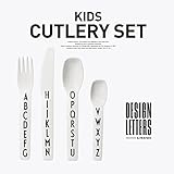 【DESIGN LETTERS】KIDS CUTLERY SET キッズカトラリーセット
