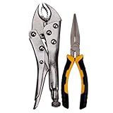 Olympia Tools 10-724 Locking and Longnose Pliers Set, 2-Piece by Olympia Tools