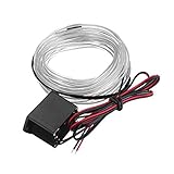 ELワイヤー，SODIAL(R) 2メートル ELケーブルDC 12Vフレキシブルネオンライト（クリスマスパーティー用）パーティーハロウィンコスチュームディスプレイ（ライトグリーン）