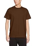 [ユナイテッドアスレ] 5.6オンス ハイクオリティー Tシャツ 500101 052 ダークブラウン L