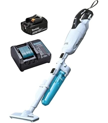 Amazon | 充電式クリーナ CL280FDZCW(白)+バッテリBL1860B+充電器