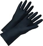 West Chester 00131 Neoprene Unsupported Flock Lined Refinishing Glove, Work, Beaded Cuff, 28 mil Thi