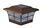 Classy Caps SL086 Plated Prestige Solar Post Cap 6 x 6 Copper [並行輸入品]
