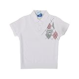 DBL S&M キッズ 男の子 夏 紳士風 Tシャツ ニット シャツ (120)