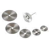スリッターブレード ミニルーター 鋸刃 丸ノコ刃 6個入りセット 高速度鋼切削ディスク HSS鋼 金属 切断鋸 汎用 木工用ブレード 砥石ソーブレード 細工