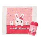 ｎミキハウス　MIKIHOUSE ケース付きタオル（おしぼり）(ピンク 08)