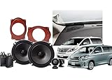 17cmセパレートスピーカーX-171S+20系アルファード/ヴェルファイア用取付キット(KTX-Y05AV+KTX-Y177B)3点セット