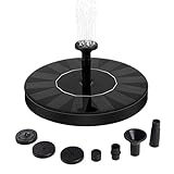 Hayder 噴水ポンプ ソーラー 水ポンプ パネル ウォーターポンプ 庭 噴水池 ガーデンプール ソーラーパネル 1.4W