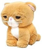 内藤デザイン研究所(Naitou Design) もちゃぼんぼん ぬいぐるみ 白茶ぼんぼん 猫 高さ約12cm