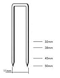 【ケース】フロアー用ステープル 1132 32mm 3,010本×6箱