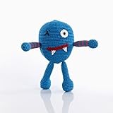 Chubby Monster Rattle - Blue [並行輸入品]