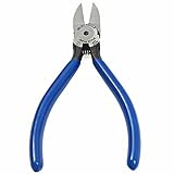 TotaLohan 強力ニッパー 薄刃 がま口 電工用ニッパー ステンレス製 バネ付130mm