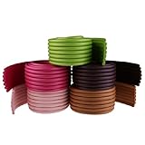 Domybest コーナークッション コーナーガード バンパーストリップ 安全対策 ガード 厚い 家具保護 U型 取り付け簡単 カラーランダム発送