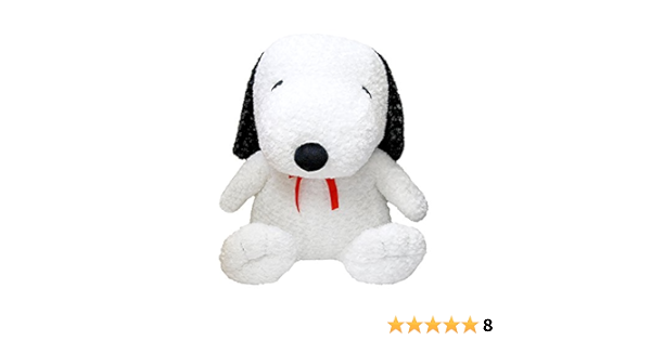 Amazon スヌーピー 特大 ぬいぐるみ 全長約1cm 3lサイズ Snoopy 超特大 バラボア使用 プレゼント 特大 ジャンボサイズ リボン付き 並行輸入品 ぬいぐるみ おもちゃ