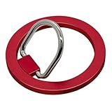 ラスタバナナ スマホリング MagSafe対応 マグネットタイプ 強力磁石 落下防止 スタンド機能 レッド RMRNG04RD