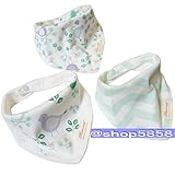 ベビー 三角 バンダナ スタイ よだれかけ 綿100％ (3枚組セット) 02