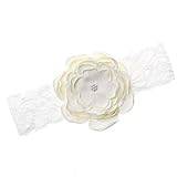 miugle赤ちゃん洗礼ヘッドバンド赤ちゃん洗礼式ヘッドバンドwith Bows
