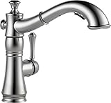 Delta Faucet 4197-AR-DST Cassidy Single Handle Pull-Out Kitchen Faucet, Arctic Stainless [並行輸入品]
