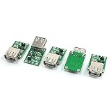 uxcell ブーストモジュール　セットアップモジュールボード　グリーン　MP3充電　0.9V―5V　DC-DC電圧　5枚セット
