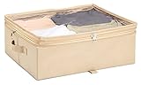 アルファックス 2倍に伸びる収納ボックス 幅44cm ベージュ 616610
