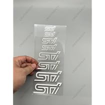 Amazon.co.jp: STI キャリパーステッカー 耐高温 ステッカー カッコ