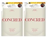 【セット販売】マツキヨ matsukiyo コンクレッド CONCRED シャンプー 詰め替え 350ml + トリートメント 詰め替え 350g 各種1個セット 高濃度シャンプー＆トリートメント (ダメージ髪 なめらか仕上げ)