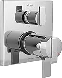 Delta Faucet T27T967 Ara Angular Modern TempAssure 17T Series Valve Trim with 6-Setting Integrated D