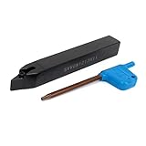 uxcell 内部スレッド切りバー 旋削工具ホルダ 　スチール製ブラック　SVVCN1212H11 12mmx12mm